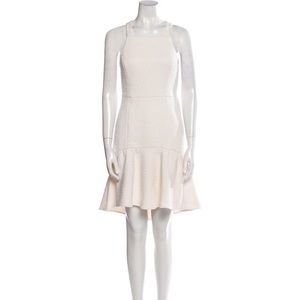 TIBI New York Cloque Cream Textured Dress Size‎ 4